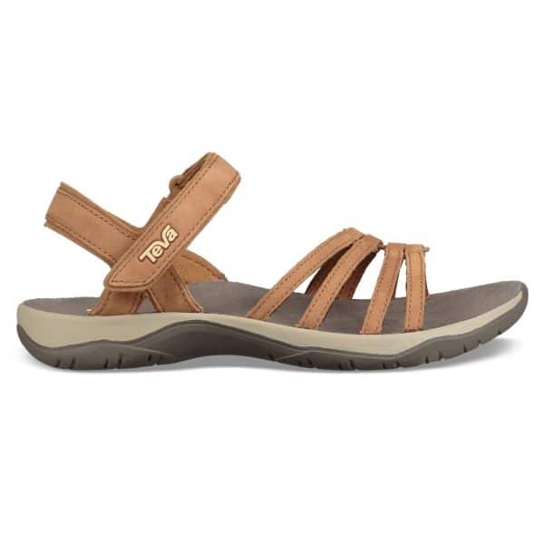 Teva Womens Elzada Sandal Leather (BROWN (PECAN) 36)