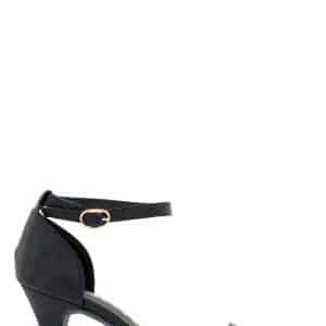 Bianco Adore Satin Sandal Black 40