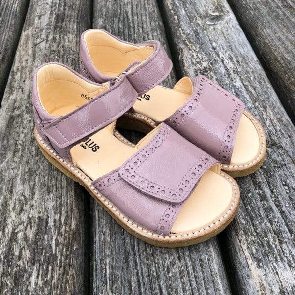 Angulus - Sandal Med Velcro, 0555 - Rose - 29