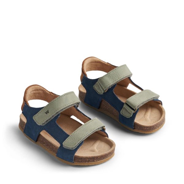 Corey kork sandal - blue - 24