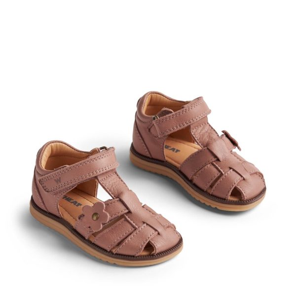 Sky blomster sandal - old rose - 23