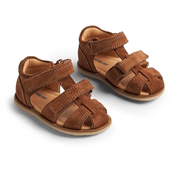 Wheat Sandal Closed Toe Baya Cognac - Str. 23