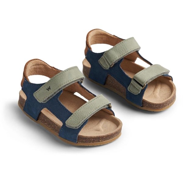 Wheat Sandal Cork Open Toe Corey Blue - Str. 26