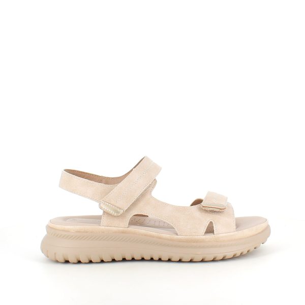 Elegant hverdagssandal i lys beige - til dig, der værdsætter både komfort og stil - 40