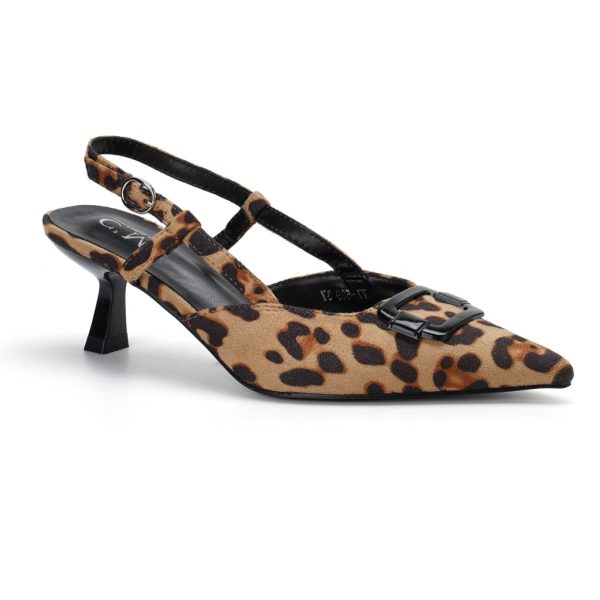 Malvina dame stiletter 77-589 - Leopard