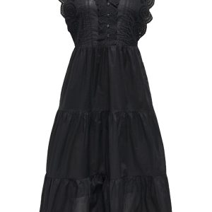 JDY - Kjole - Sara S/L Lace Dress - Black