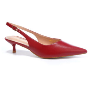 Abigail dame stiletter med slingback M105 - Wine