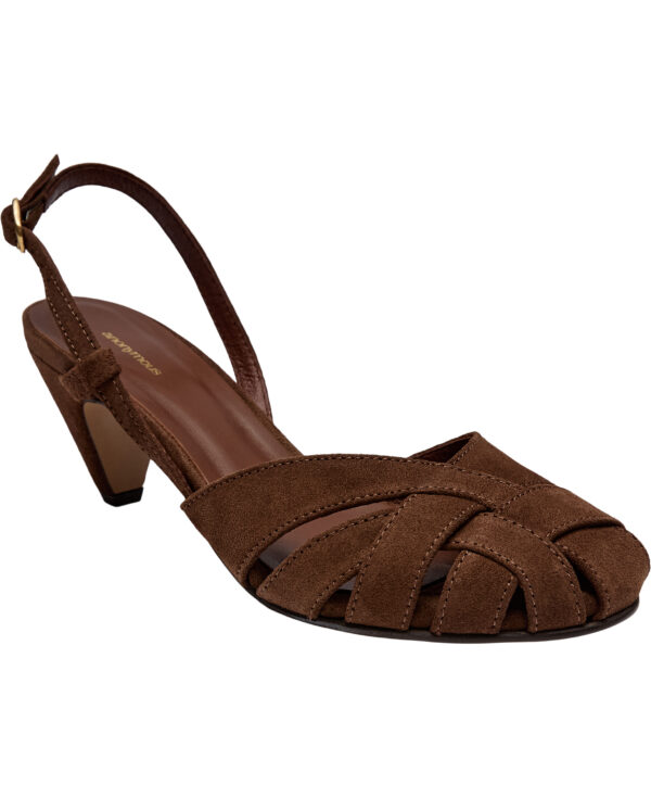 Banie 50 Stiletto Calf Suede