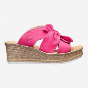 Sandal med hæl med wedgehæl